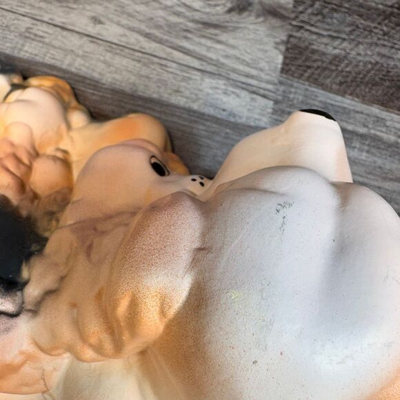 Vintage Ceramic Cocker Spaniel Dog Family Figurine - Picture 4 of 7